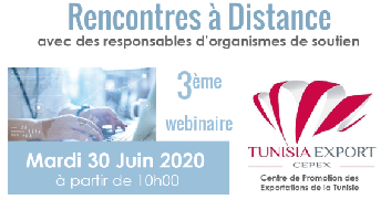 Third Webinar with a manager of the CEPEX Export Promotion Center, Tuesday June 30, 2020
