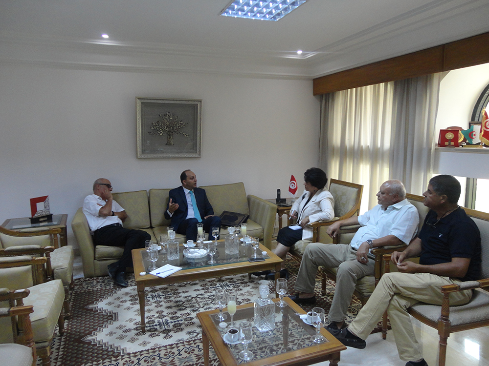 Visit of H.E. Mr. Mohamed Elloumi, Ambassador of Tunisia in Japan to the CCIS