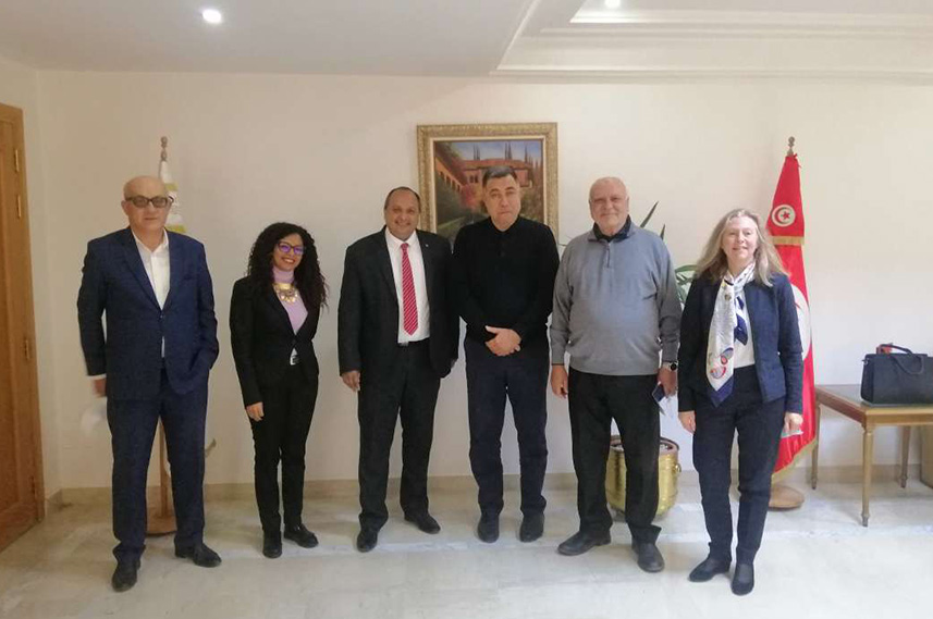 Visit of H.E.M. Carlos Feo Acevedo Ambassador of Venezuela in Tunisia